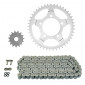 KIT CHAINE ADAPTABLE SUZUKI 650 SV N 1999>2010 525 15x45 (DIAM COURONNE 87/110/10.5) (DEMULTIPLICATION ORIGINE) -AFAM- 5400598037955