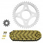 CHAIN AND SPROCKET KIT FOR KYMCO 50 KPW / K PIPE 2013>2016 420 14x53 (BORE Ø 105mm) (OEM SPECIFICATIONS) -AFAM-