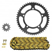 KIT CHAINE ADAPTABLE YAMAHA 50 DT R SM 2002 420 12x50 (DIAM COURONNE 105/120/8.5) (DEMULTIPLICATION ORIGINE) -AFAM- 5400598033100