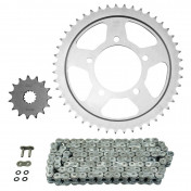 KIT CHAINE ADAPTABLE SUZUKI 600 GSF BANDIT 1995>1999, GSF S BANDIT 1996>1999 530 15x47 (DIAM COURONNE 87/110/10.5) (DEMULTIPLICATION ORIGINE) -AFAM- 5400598037818