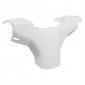 CARENAGE/COUVRE GUIDON SCOOT ADAPTABLE MBK 50 NITRO 1997>2012/YAMAHA 50 AEROX 1997>2012 BLANC TEINTE MASSE (INFERIEUR) -P2R- 3700948055199