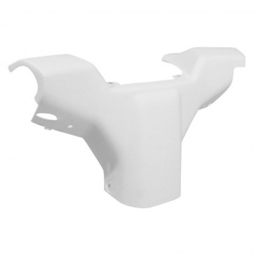 CARENAGE/COUVRE GUIDON SCOOT ADAPTABLE MBK 50 NITRO 1997>2012/YAMAHA 50 AEROX 1997>2012 BLANC TEINTE MASSE (INFERIEUR) -P2R- 3700948055199