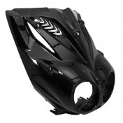FRONT FAIRING FOR SCOOT MBK 50 STUNT/YAMAHA 50 SLIDER GLOSS BLACK (FOR HEADLIGHT)- SELECTION P2R 3700948049501