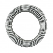 CABLE SHEATH - REPLAY -Ø 5MM FLAT SECTION WIRE - SILVER/CHROME (25M) 3700948104972