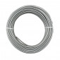 CABLE SHEATH - REPLAY -Ø 5MM FLAT SECTION WIRE - SILVER/CHROME (25M) 3700948104972