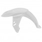 GARDE BOUE AV SCOOT ADAPTABLE PEUGEOT 50 LUDIX 10 POUCES BLANC BRILLANT 3700948048337