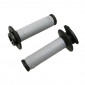 GRIP- PROGRIP OFF ROAD 708 TRIPLE DENSITY GREY/BLACK 115mm ( LOCK ON) (SUPPLIED WITH 5 DIFFERENT THROTTLE CAMS) (PAIR) (CROSS/MX) 0801766091345