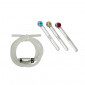 BRAKE BLEEDER WRENCH SET : Ø 8 - 10 - 11 mm (IN A BOX) -BUZZETTI- (5094) 3700948283097