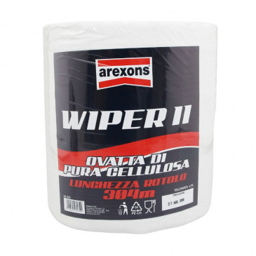PAPIER BOBINE ESSUIE-MAIN AREXONS WIPPER II OUATE BLANC (800 FEUILLES) (304M) 8002565082349