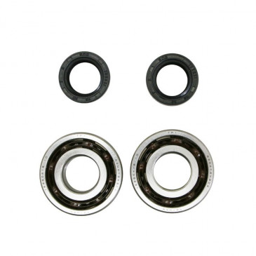 BEARING FOR CRANKSHAFT+SEALS FOR SCOOT P2R FOR PEUGEOT 50 LUDIX, SPEEDFIGHT 3, JET FORCE (KIT 6204 TPI POLYAMID CASE C4/ NITRILE SEALS )