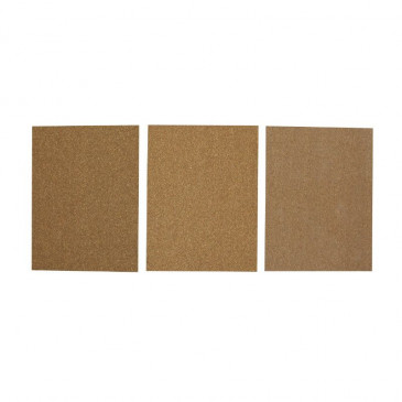 JOINT PAPIER LIEGE NITRILE 100° EPAISSEUR 1x1,00 mm/1x1,50 mm/1x2,00 mm FEUILLE DE 200 x 150 mm (VENDU PAR 3) -SELECTION P2R- 3701213407613