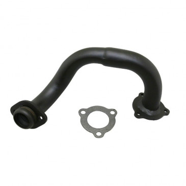 EXHAUST ELBOW FOR 50cc MOTORBIKE TECNIGAS for DERBI 50 SENDA 2000>, DRD, X-TREM - BLACK 8435521103732
