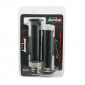 GRIP-DOMINO ORIGINAL- ON ROAD - HONDA TYPE 0282- BLACK 120mm CLOSED END (PAIR) 8033900001732
