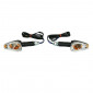 TURN SIGNAL VICMA - LONG ARM - WHITE/BLACK 8430525096318
