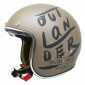 CASQUE JET MT LE MANS 2 SV OUTLANDER MARRON MAT M