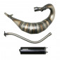 EXHAUST FOR 50cc MOTORBIKE- VOCA CROSS ROOKIE FOR BETA 50 RR 2012> (TOP RIGHT MOUNTING) - (SILENCER ALUMINIUM BLACK) 3700948184622