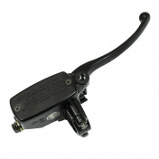 BRAKE MASTER CYLINDER (FRONT) UNIVERSAL THREADED FOR MIRROR -Ø 10mm BLACK - RIGHT -P2R- 3700948106501