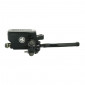 BRAKE MASTER CYLINDER (FRONT) UNIVERSAL THREADED FOR MIRROR -Ø 10mm BLACK - RIGHT -P2R-