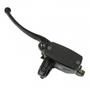 MAITRE CYLINDRE DE FREIN MOTO UNIVERSEL ARRIERE AVEC FILETAGE RETRO DIAM 10mm NOIR GAUCHE -P2R- 3700948106518