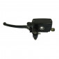 BRAKE MASTER CYLINDER (FRONT) UNIVERSAL THREADED FOR MIRROR -Ø 10mm BLACK - LEFT -P2R-