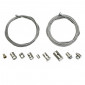 CABLE - UNIVERSAL FOR THROTTLE OR CLUTCH 2M WITH CABLE FASTENER (KIT) -P2R-