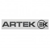 AUTOCOLLANT/STICKER ARTEK NOIR PREDECOUPE (PLANCHE 390mm x 90mm AVEC 1 ARTEK et 1 EK) HAUTE QUALITE