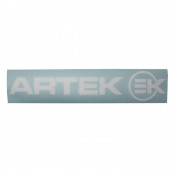 STICKER - PRE-CUT - ARTEK WHITE (SHEET: 390mm x 90mm with 1 ARTEK+1 EK) 3700948107638