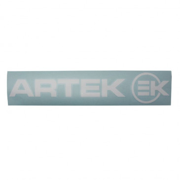 STICKER - PRE-CUT - ARTEK WHITE (SHEET: 390mm x 90mm with 1 ARTEK+1 EK)