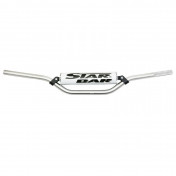 HANDLEBAR FOR MOTORBIKE- STAR BAR CROSS MX/ENDURO ALUMINIUM 2014 T6 -Ø 22,2mm L800mm H86mm SIVER WITH CROSSBAR 3700948149584