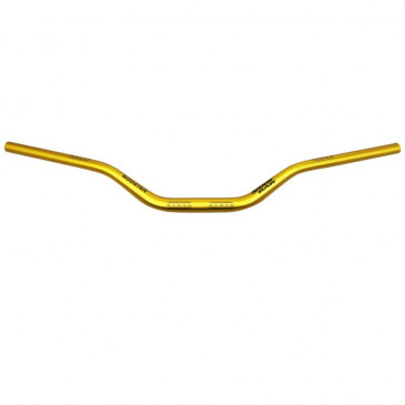 HANDLEBAR FOR MOTORBIKE- STAR BAR CROSS BOOSTER MX ALUMINIUM 2014 T6 -Ø 28,6mm L820mm H70mm GOLDEN (VARYING Ø 22,2/28,6/22,2)