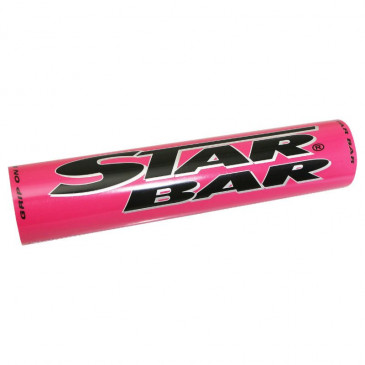 MOUSSE DE GUIDON MOTO CROSS STAR BAR MX/ENDURO ROSE 250 mm POUR GUIDON AVEC BARRE (DIAM 50mm)