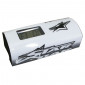 BAR PAD - MOTO CROSS STAR BAR BOOSTER CHRONO WHITE- WITH INTEGRATED TIMER.