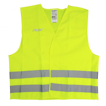 SAFETY VEST -ADX - REFLETIVE -VELCRO TAPES CLOSURE - YELLOW (CEE APPROVED)