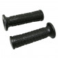 GRIP- DOMINO ORIGINAL- SCOOT/MOPED 1990 BLACK 122mm CLOSED END (PAIR) -