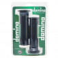 REVETEMENT POIGNEE DOMINO MOTO ON ROAD 1058 VINTAGE DAYTONA NOIR CLOSED END 130mm (PAIRE) 8033900005556