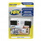 ADHESIVE TAPE- DOUBLE SIDED - VELCRO GRIP HPX DG1000 PADS BLACK 25x25mm (PRESSURE RESIST to 7kgs, TEMP RESIST -30°C to +90°C) VERY STRONG 5425014220926