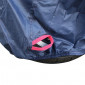 PROTECTIVE COVER FOR MOTORBIKE ADX 100% WATERPROOF-BLACK 203x89x119cm (POLYESTER/BUCKLE+EYELETS) 3700948108161