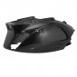 REAR SIDE COVER FOR SCOOT PIAGGIO 50 ZIP 2000>GLOSS BLACK (MONOCOQUE) (SOLD PER UNIT) -P2R-