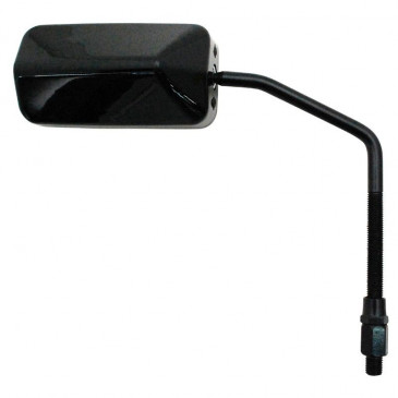 RETROVISEUR SCOOT REPLAY F1 DIAM10 REVERSIBLE NOIR (x1) -TIGE LONGUE- ** 3700948038611