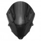 WIND SHIELD FOR MAXISCOOTER YAMAHA 500 TMAX 2008>2011 (DARK SMOKED) (H574mm - L460mm) -MALOSSI-