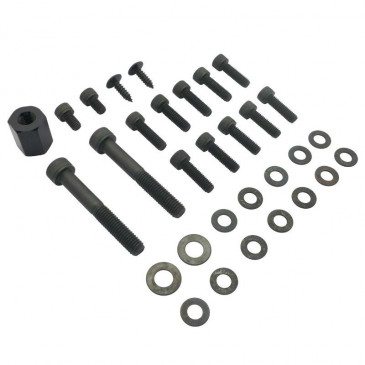 FAIRING KIT FASTENER (SCREW+WASHER-STEEL) FOR MBK 50 BOOSTER/YAMAHA 50 BWS BLACK