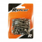 FAIRING KIT FASTENER (SCREW+WASHER-STEEL) FOR MBK 50 BOOSTER NG, ROCKET/YAMAHA 50 BUMP, SPY CHROME 3700948204597