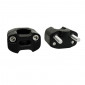 HANDLEBAR RISER-REPLAY-ALUMINIUM-UNIVERSAL 28,6mm/22,2 mm - Centers 38 mm - BLACK (STAINLESS SCREWS M7) (PAIR)(H40 x W55 x l35 mm) 3700948108857