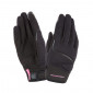 GLOVES- SPRING/SUMMER TUCANO FOR LADY- MIKY BLACK T 6,5 (XS) (APPROVED EN13594:2015CE) (TOUCH SCREEN FUNCTION)