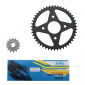 KIT CHAINE ADAPTABLE MBK 50 X-POWER 2000>/YAMAHA 50 TZR 2000> 420 14x47 (ALESAGE 54mm) -P2R- 3700948060896