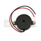HORN FOR MOPED - UNIVERSAL 12V 85db 10mA BLACK -GUILERA ORIGINAL- 3700948185308