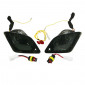 CLIGNOTANT SCOOT ADAPTABLE PIAGGIO 125 GTS AR FUME A LEDS ORANGE (PAIRE) (HOMOLOGUE CE) -REPLAY- 3700948110430