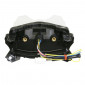 FEU ARRIERE MOTO ADAPTABLE YAMAHA 900 MT-09 2017> TRANSPARENT A LEDS AVEC CLIGNOTANT INTEGRE (HOMOLOGUE) -AVOC- 3700948110447