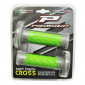 REVETEMENT POIGNEE PROGRIP MOTO OFF ROAD 783 DOUBLE DENSITE BASE GRIS/VERT CLOSED END 115mm (CROSS/MX) (PAIRE) 0801766092670