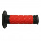 REVETEMENT POIGNEE PROGRIP MOTO OFF ROAD 783 DOUBLE DENSITE BASE NOIR/ROUGE CLOSED END 115mm (CROSS/MX) (PAIRE) 0801766092700
